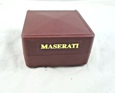 OROLOGIO DA UOMO POLSO MASERATI SCATOLA ORIGINALE VINTAGE 1980 CA.
