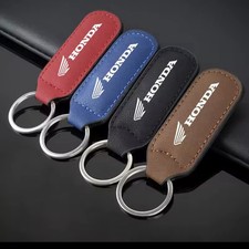 Portachiavi moto in pelle di
