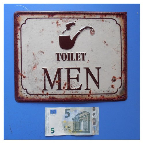 Targa vintage toilet men - vintage, "toilet
