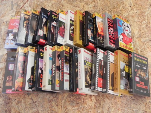 Lotto collezione film vhs - 25,