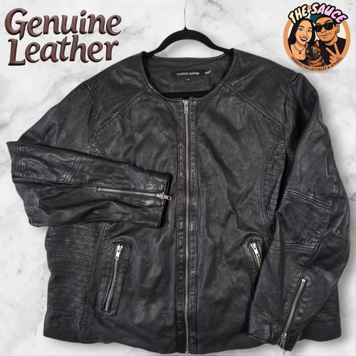 Giacca moto wilsons vera pelle - wilsons,