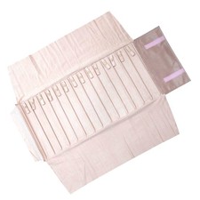 ROTOLO PORTAGIOIELLI PER COLLANE Espositore A Rullo In Similpelle E microfibra