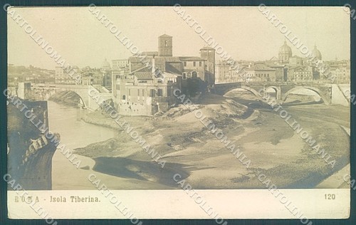 Roma città isola tiberina npg - roma,