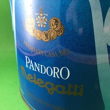 Melegatti Scatola Vuota di  Latta da Collezione 1987 altezza cm 27.