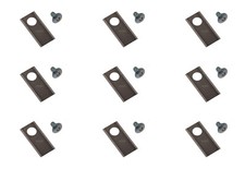 9 lame in acciaio inox da 3,9