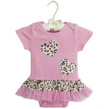 Gonna leopardata rosa maglia