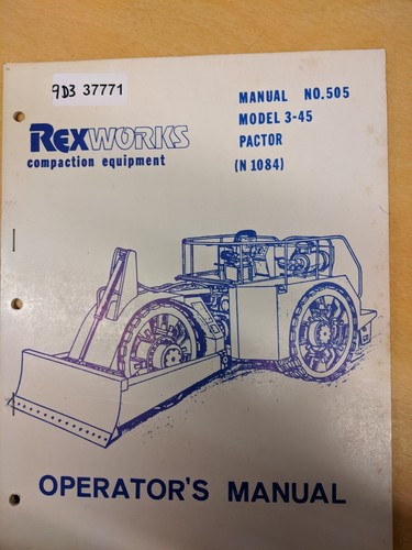 Rexworks pactor 505 - rexworks, 3-45