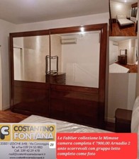 CAMERA DA LETTO LE FABLIER NUOVA ARMADIO E GRUPPO LETTO COME FOTO