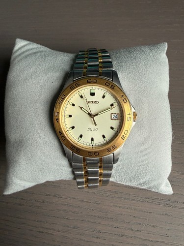 Seiko sq50 bicolore data - seiko,