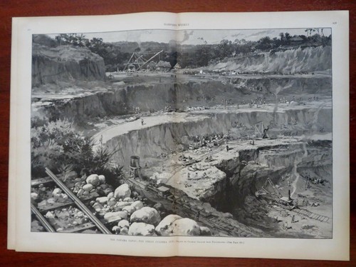 Panama canal construction - panama,