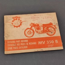 MV Agusta Catalogo parti ricambio MV 350 B sport 1° ed. 1972