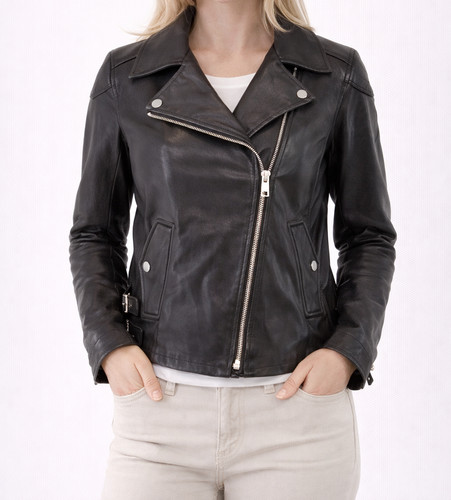 Giacca pelle belstaff nera - pelle,
