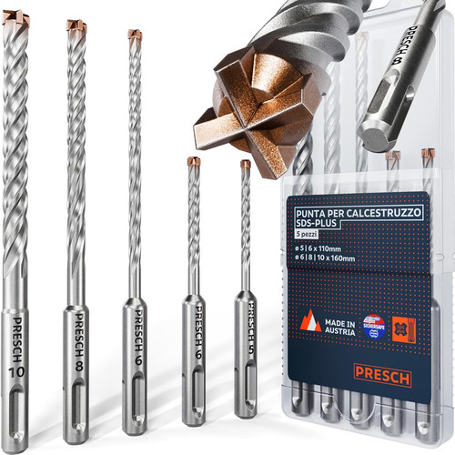 Set punte sds plus 10mm - set, (5