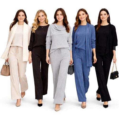 Completo donna maglia stola - donna,