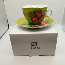 EGAN CAMPO DI CUORI TAZZA JUMBO CAFFÈ LATTE MUG CUPS COFFEE CM.8,5X12 TAZZONA