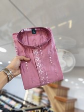 Pesante Romano Seta Uomo Kurta Set Pigiama Tradizionale Vestito Per Festa Evento