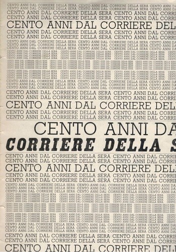 Cento anni dal corriere della - anni,