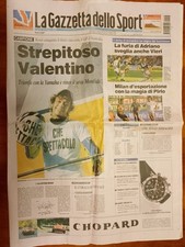 LA GAZZETTA DELLO SPORT 18 ottobre 2004 VALENTINO ROSSI CAMPIONE DEL MONDO