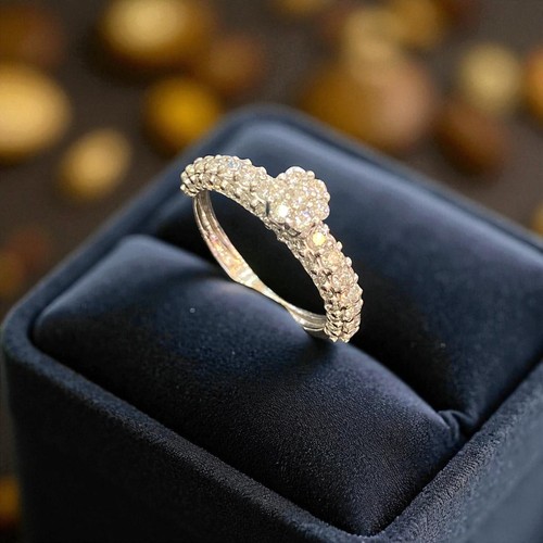 Anello fidanzamento pavé - anello,