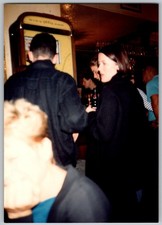 Vtg Color Snapshot Woman In