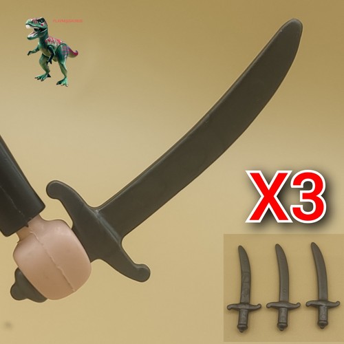 Playmobil spada grigio - x3,