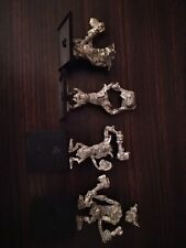 WARHAMMER FANTASY - 4 STONE TROLL IN METALLO troll di pietra