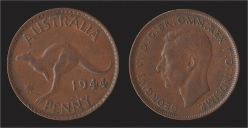 Australia penny 1944 - australia, 1