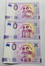 Set 3 banconote da 0 euro FELH