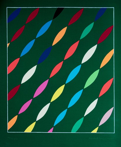 Piero dorazio serigrafia su - piero,