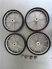 Lotto di 4 ruote carrozzina