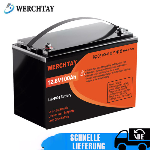 Batteria litio 100ah 12v - batteria,