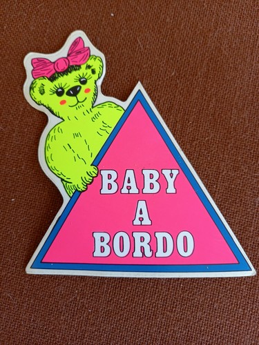 Adesivo sticker baby a bordo - adesivo,
