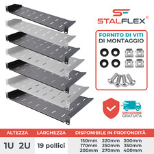 Mensola rack fissa - rack, 19"