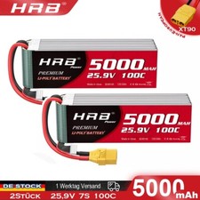 2 pezzi 25,9V 7S 5000mAh batteria LiPo XT90 per RC auto, aerei ed elicotteri