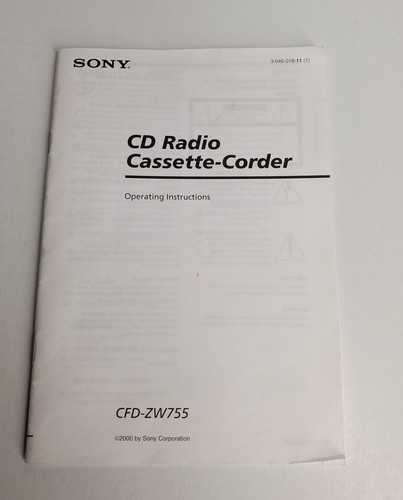 Sony radio cassette - sony,