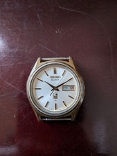 Orologio SEIKO ELNIX 0703.7070 Quarzo Oro Vintage 1975 Da Collezione 3,5cm Spazzatura