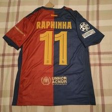 Maglia da calcio nuova Nike Barca 2025 Raphinha 11 M
