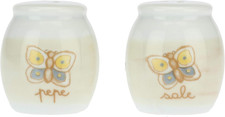 - Contenitori Sale E Pepe Decorati Con Farfalle - Accessori Cucina - Linea Elega