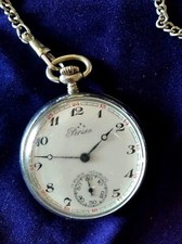 Orologio Svizzero Vintage Da Tasca Perseo Unitas 6497 Ferrovie Dello Stato