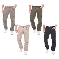 Jeans cargo uomo TIMEZONE pantaloni BenitoTZ larghi fit cintura cotone tasche 