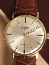 OROLOGIO DA UOMO LONGINES ORO ROSA MASSICCIO 18K CARICA MANUALE QUADRANTE ORIGINALE