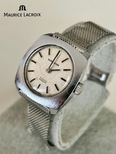 Orologio meccanico Maurice Lacroix Inca Block usato funzionante vintage anni 80