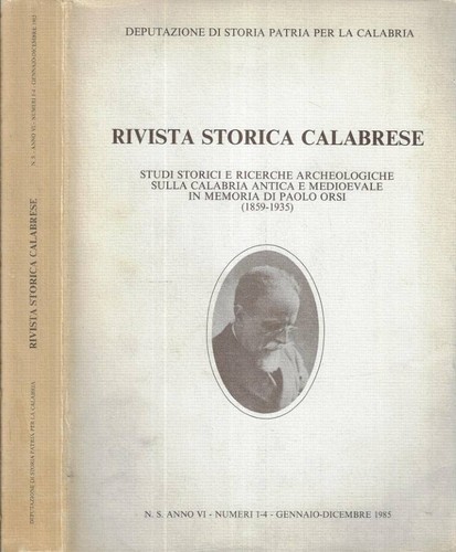 Rivista storica calabrese anno - rivista,