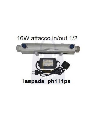 Kit lampada 16w pin per - uv,