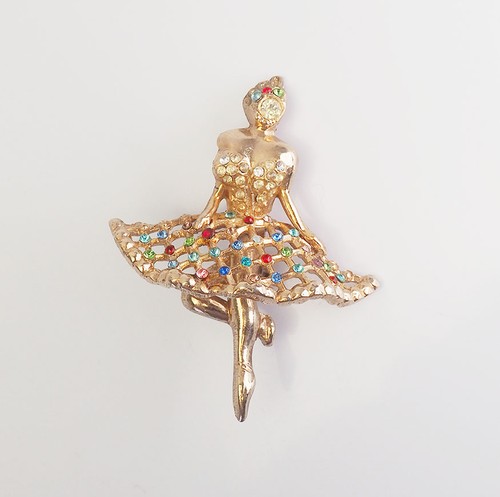 Spilla figura ballerina - spilla, di