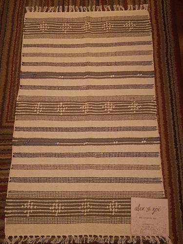 Tappeto sparso cotone tessuto - tappeto,