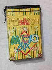 SCATOLA LATTA FRISKIES MICIO BOX VINTAGE ANNI '90 23,5x15x8 cm