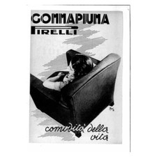 Gommapiuma Pirelli Comodita della vità illustrato Mapo