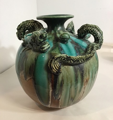 Grande vaso drago ceramica