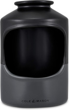 H822136 Strethall Vaso Porta Sale per Cucina, Ceramica, Nero, Grigio, 163Mm X 11